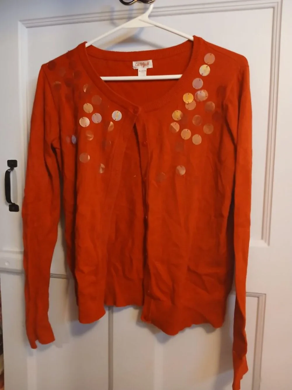 Cat & Jack XL 14/16 Girls Red Sweater